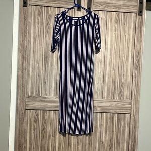 Lularoe midi dress. Tight fitting.